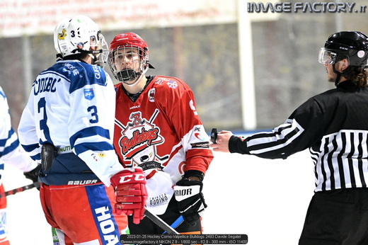 2023-01-25 Hockey Como-Valpellice Bulldogs 2493 Davide Segatel